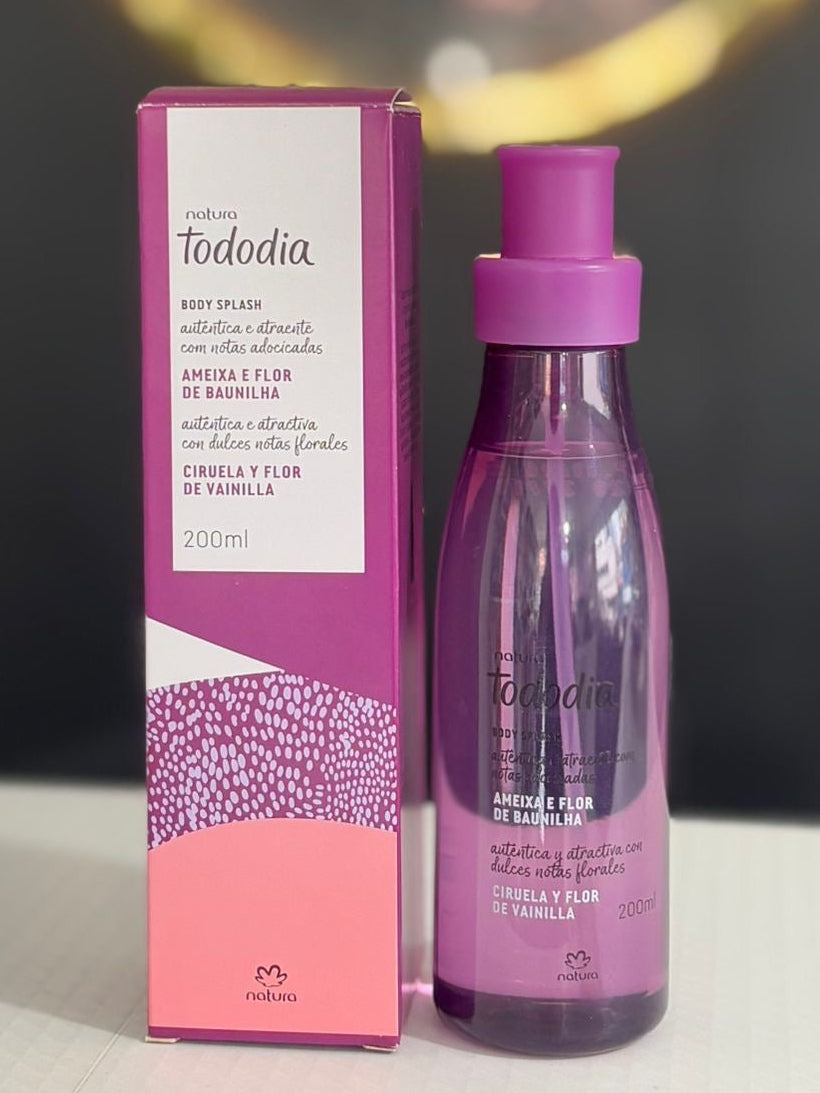 TODODIA AMEIXA E FLOR DE BAUNILHA Body Splash 200ML