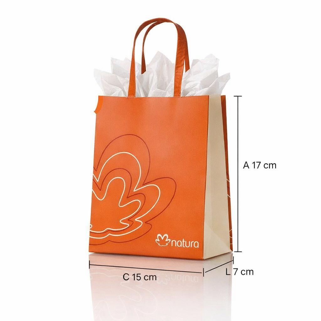 NATURA Sacola presenteável PP