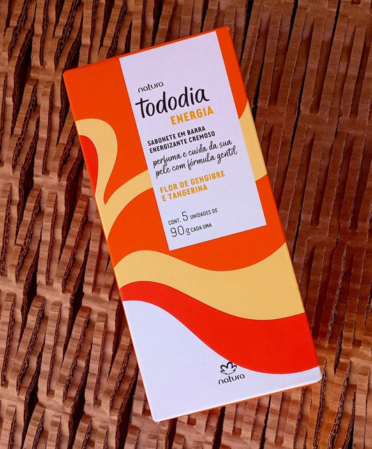 TODODIA FLOR DE GENGIBRE E TANGERINA Sabonete Corpo 5x90g