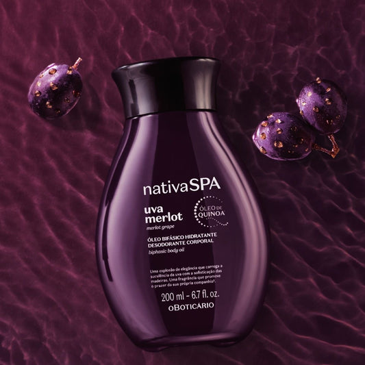 NATIVASPA UVA MERLOT Óleo Corporal 200ml