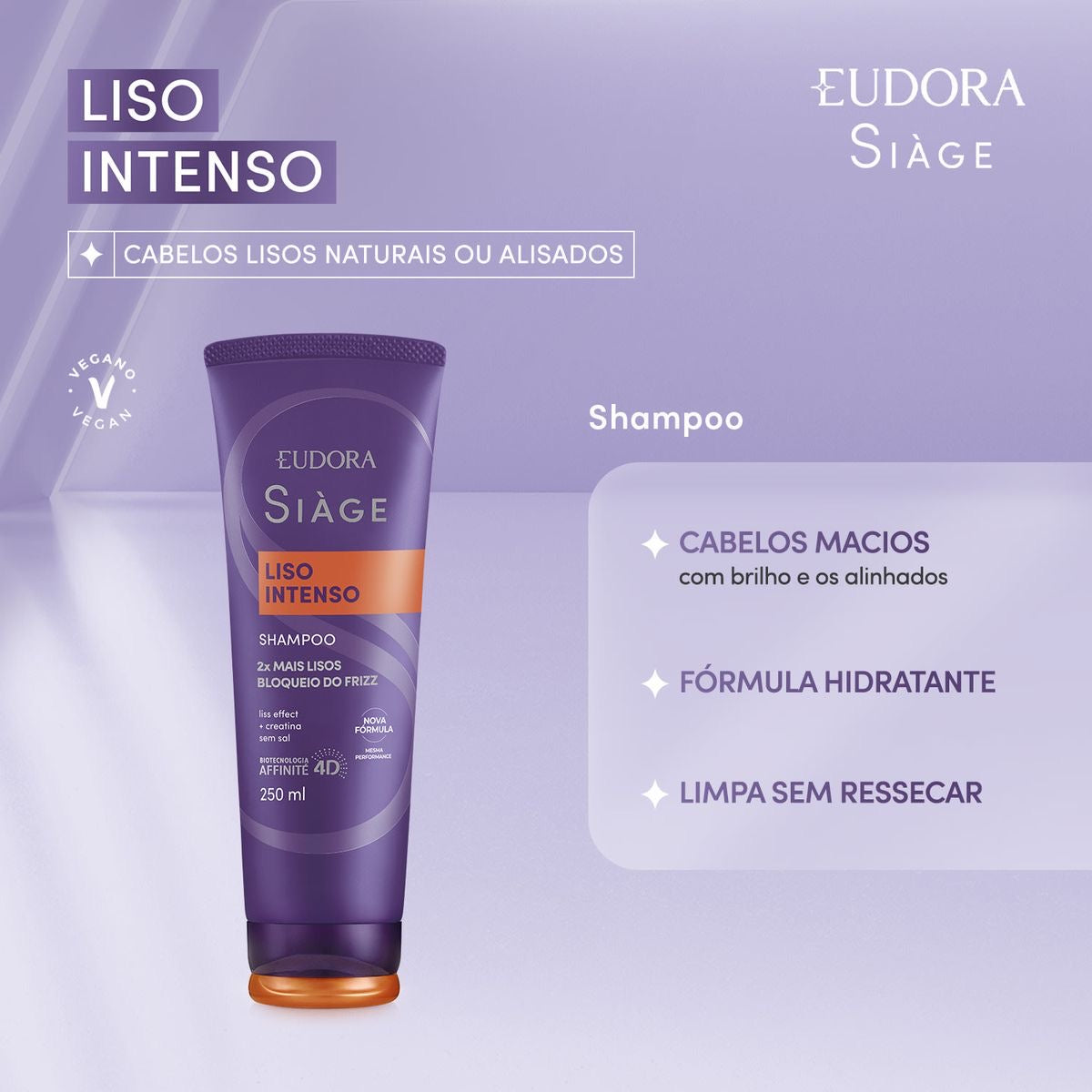 SIAGE INTENSE SMOOTH Shampoo + Conditioner Kit