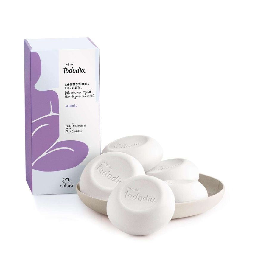 TODODIA Cotton Body Soap 5x90g