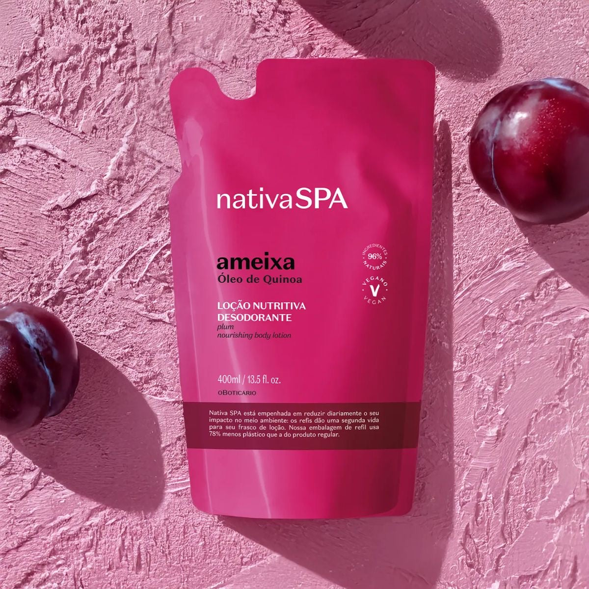 NATIVASPA AMEIXA Creme Corporal Refil 400ml