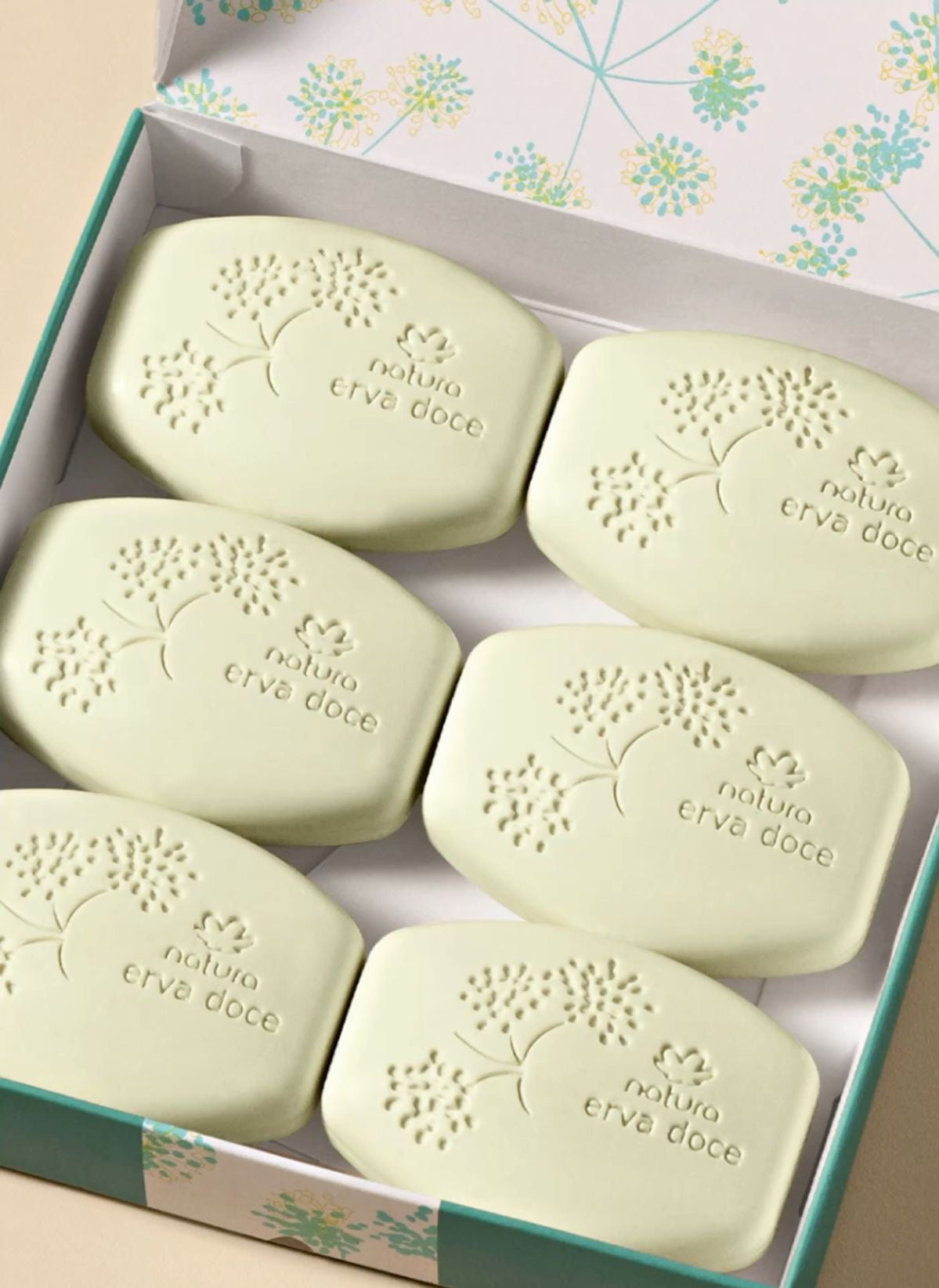 ERVA DOCE Sabonetes 6X50g