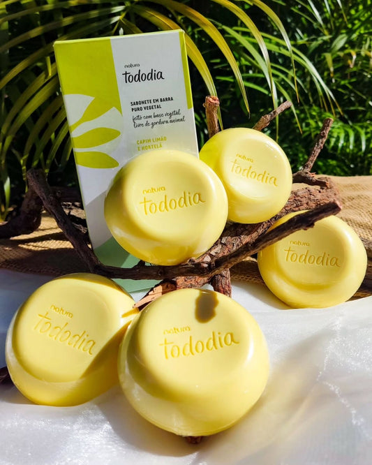 TODODIA CAPIM LIMÃO E HORTELÃ Sabonete corporal 5x90g