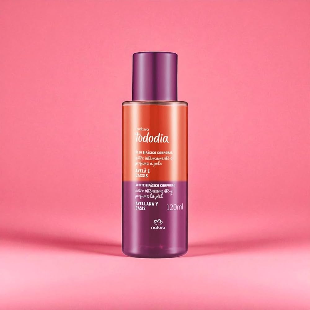 AVELÃ E CASSIS Óleo Bifásico Corporal 120ml
