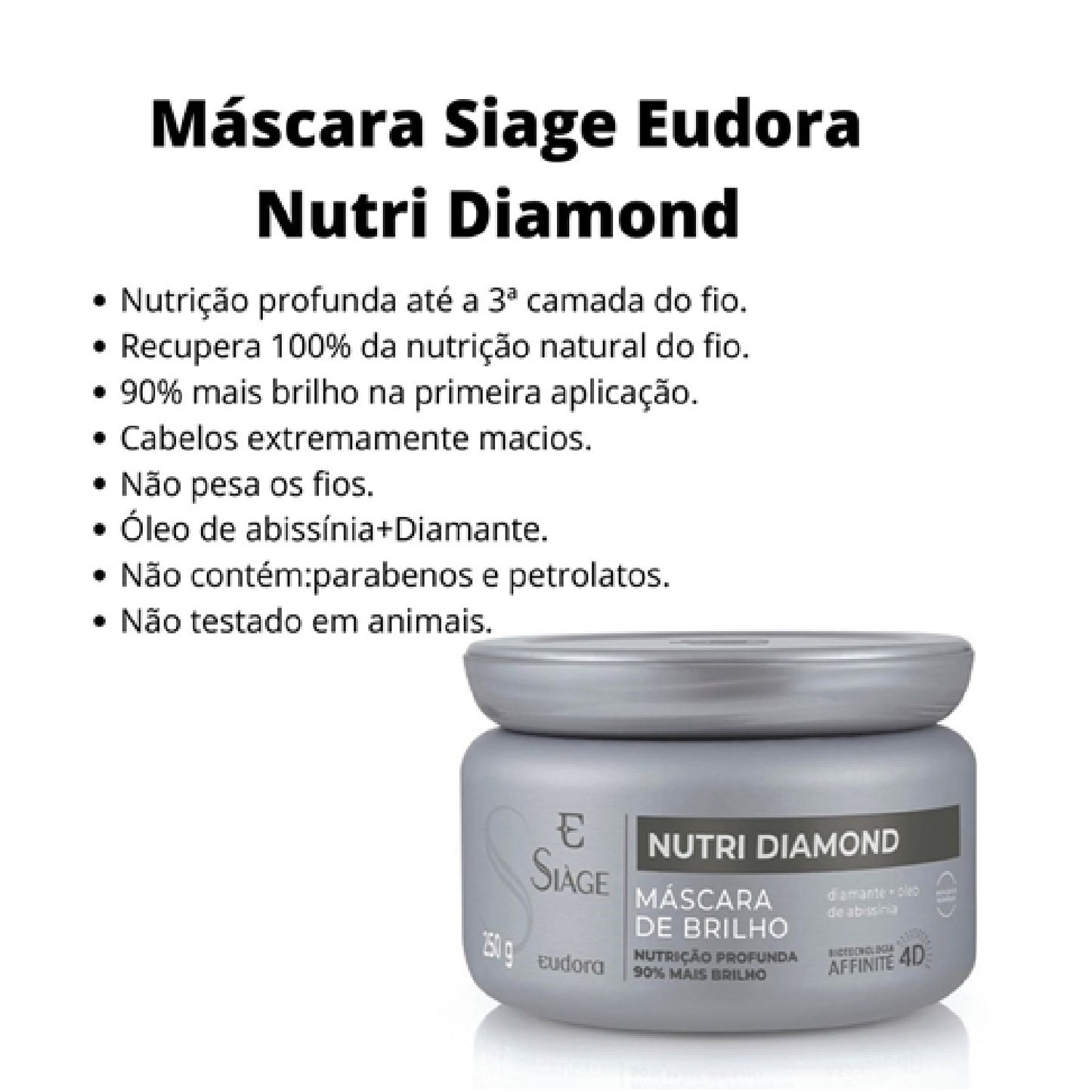 SIAGE NUTRI DIAMOND Máscara 250g