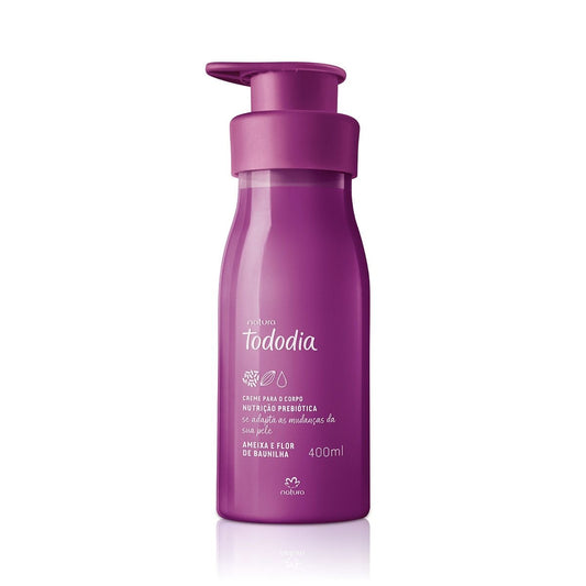 TODODIA AMEIXA E FLOR DE BAUNILHA Kit Creme Corporal + Sabonete liquido em gel