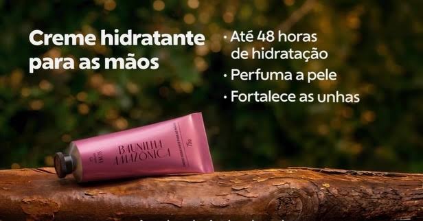 EKOS BAUNILHA AMAZÔNICA Creme de Mão 75g