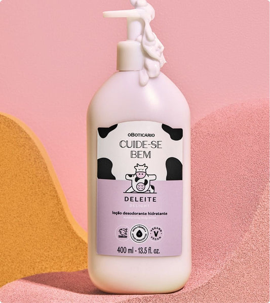 CUIDE-SE BEM DeLeite: Loção Desodorante Hidratante 400ml