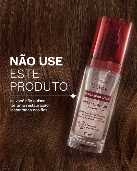 EUDORA SIAGE ULTRA BOND RESET: Óleo Nutritivo 60ml