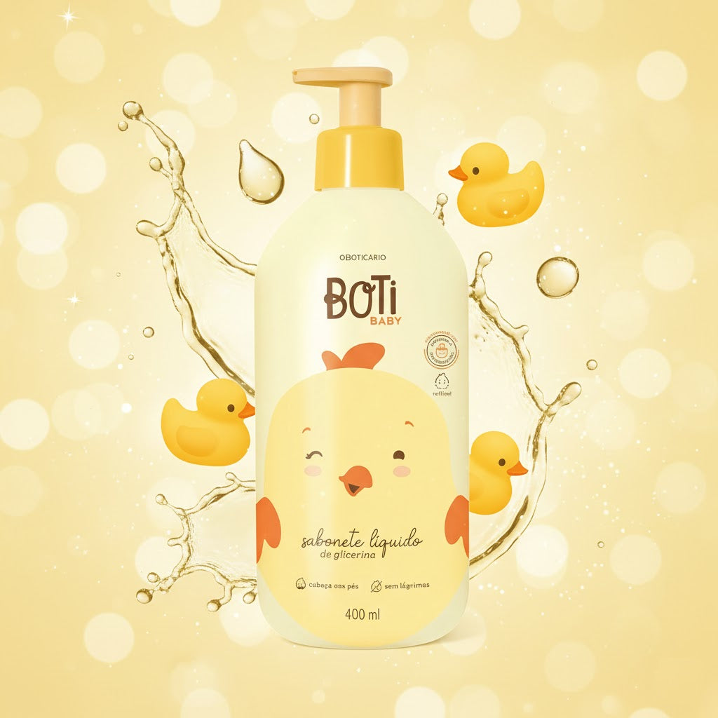 BOTI BABY: Sabonete líquido de glicerina 400ml