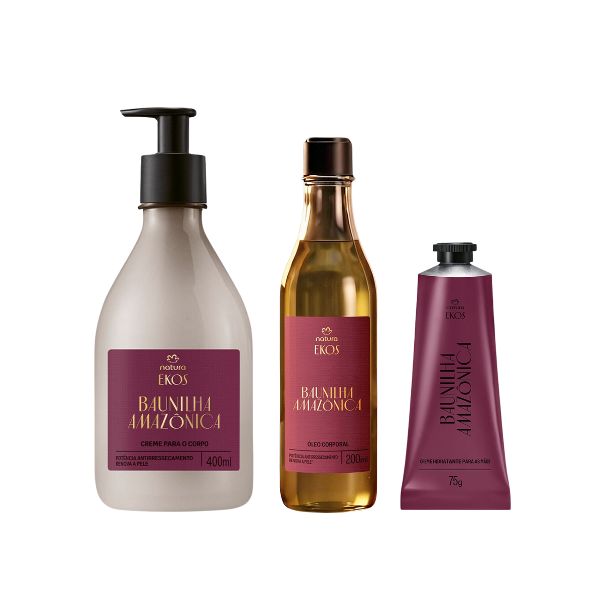 EKOS BAUNILHA AMAZÔNICA Kit Completo + Gift Bag