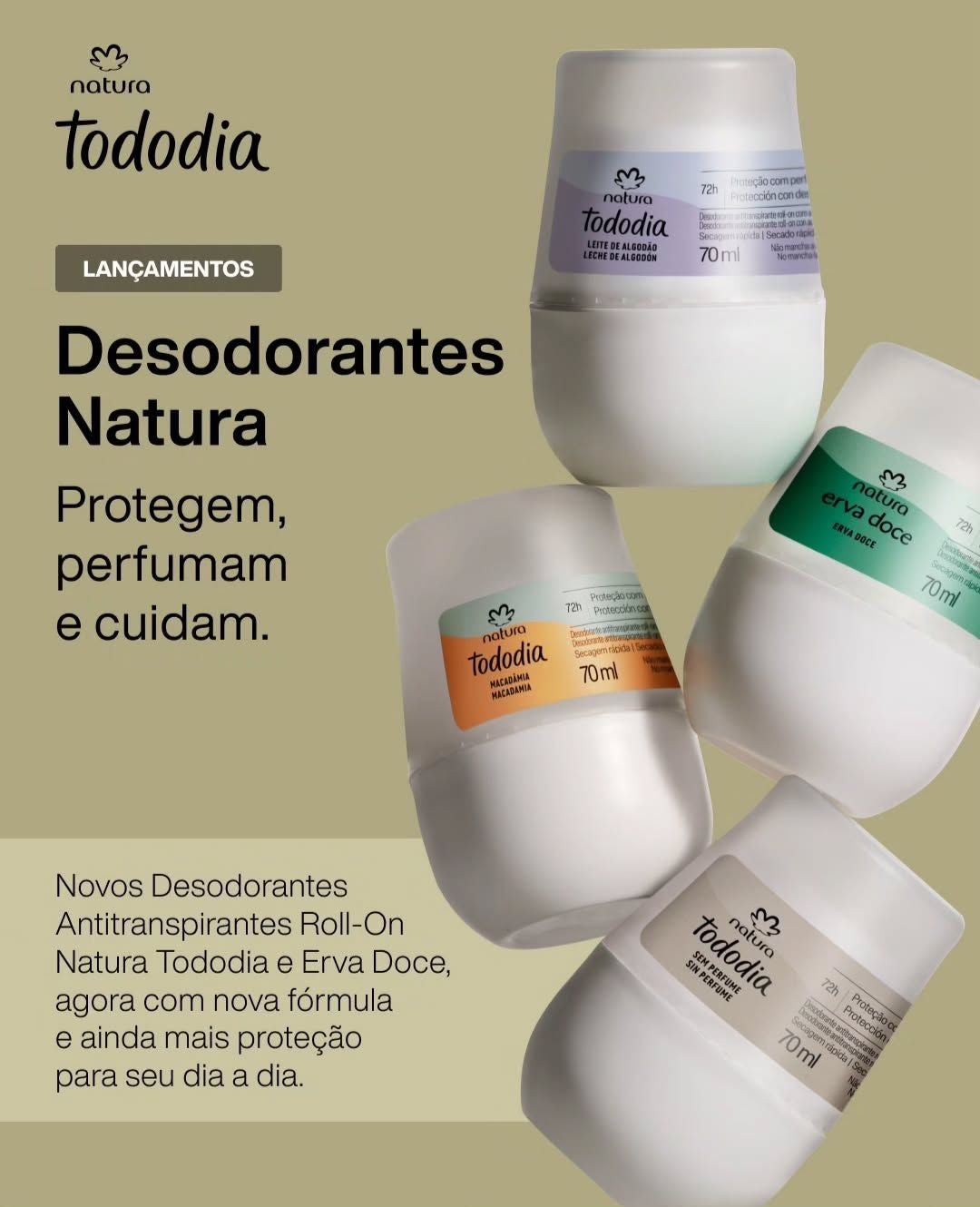 TODODIA MACADAMIA Desodorante Roll-on 70ml