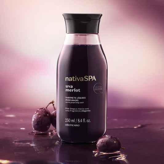 NATIVASPA UVA MERLOT Sabonete Líquido 250ml
