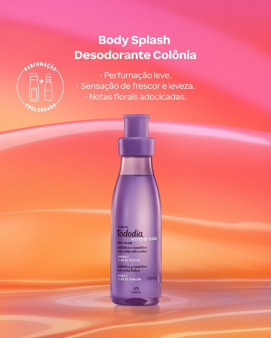 TODODIA AMORA E FLOR DE PÊSSEGO Body Splash 200ML