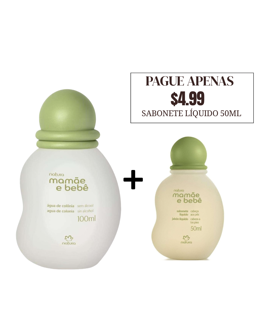 MAMAE E BEBE Cologne 100ml + Liquid Soap 50ml