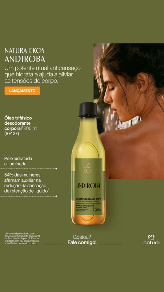 EKOS ANDIROBA Óleo trifásico corporal 200ML