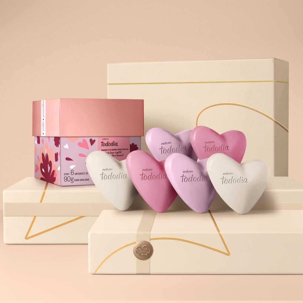 TODODIA HAZELNUT AND BLACKCURRANT Body Soap 6x90g