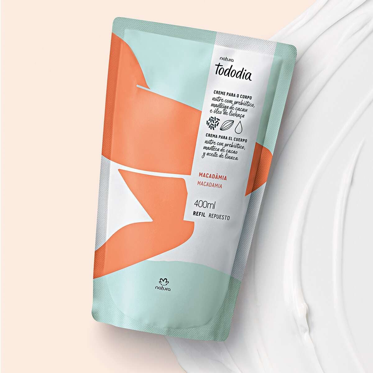 TODODIA MACADÂMIA Refil Creme Corporal 400ml