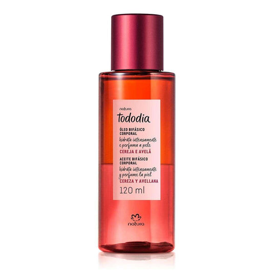 CEREJA E AVELÃ Óleo Bifásico Corporal 120ml