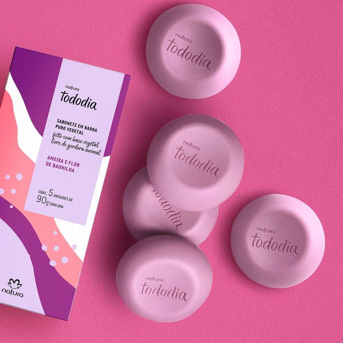 TODODIA AMEIXA E FLOR DE BAUNILHA Sabonete corporal 5x90g