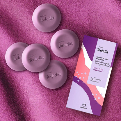 TODODIA PLUM AND VANILLA BLOSSOM Body soap 5x90g