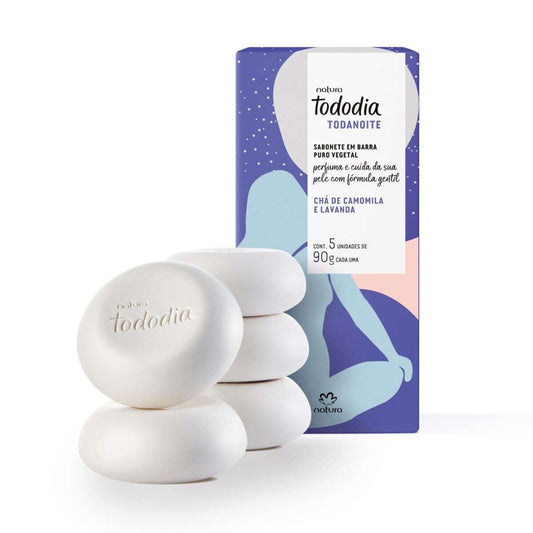 TODODIA CHÁ DE CAMOMILA E LAVANDA Sabonete corporal 5x90g