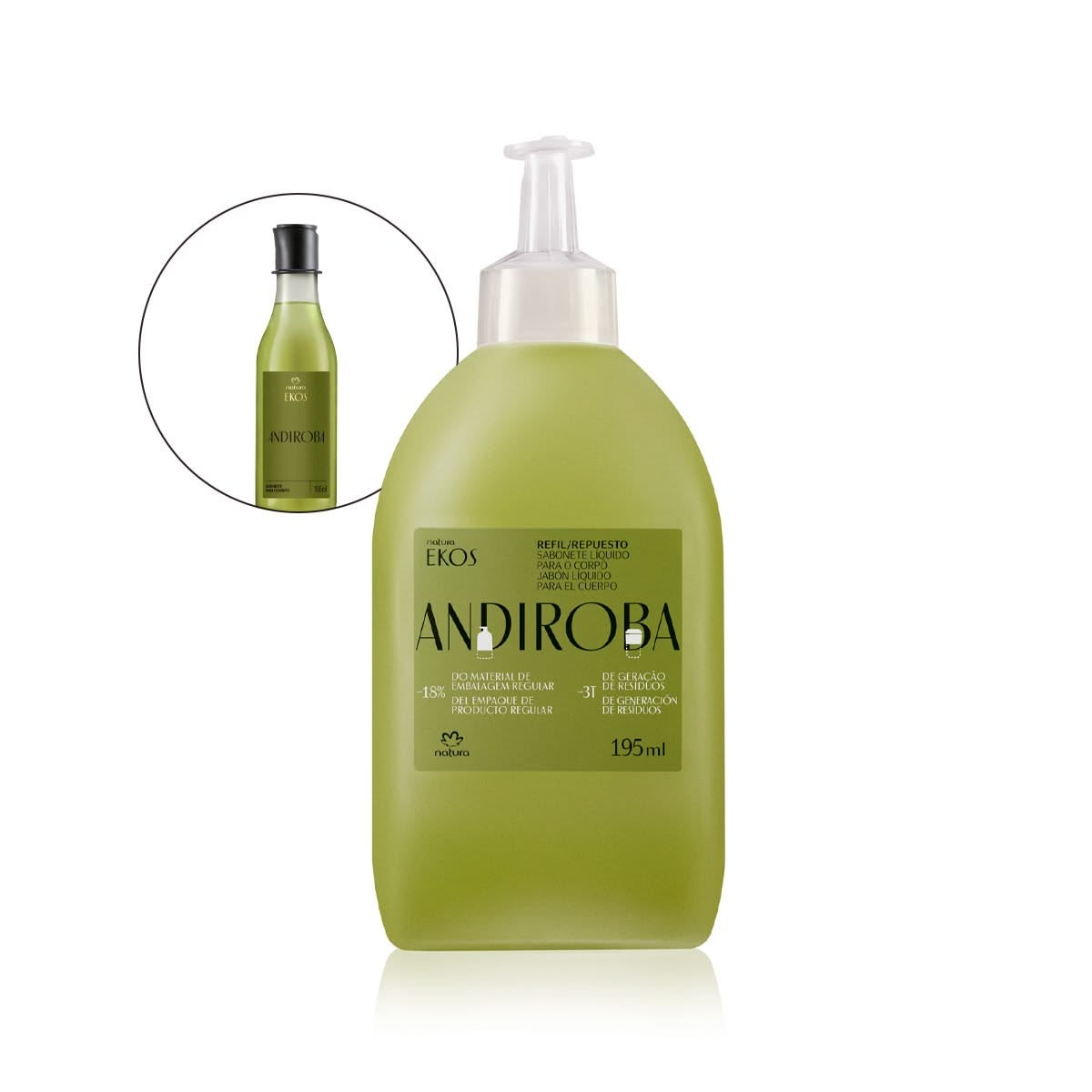 EKOS ANDIROBA Triple-phase body oil refill 200ML