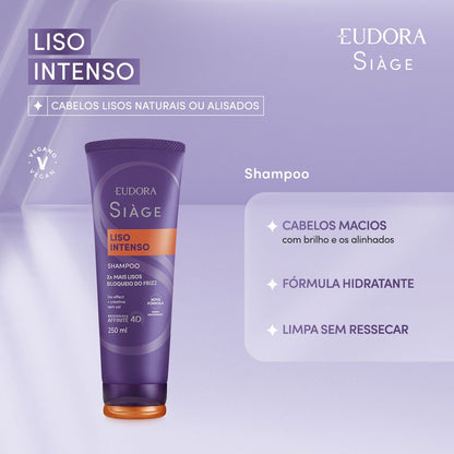 SIAGE INTENSE SMOOTH Shampoo + Conditioner Kit