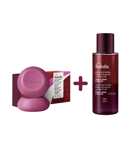 CEREJA NEGRA E PRALINÉ Kit Banho