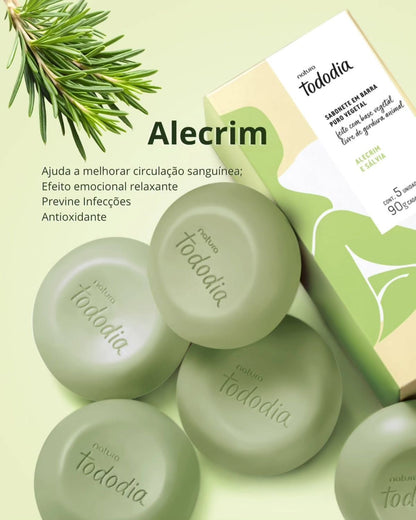 TODODIA ROSEMARY AND SAGE Body Soap 5x90g