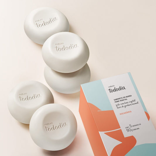 TODODIA MACADÂMIA Sabonete Corpo 5x90g