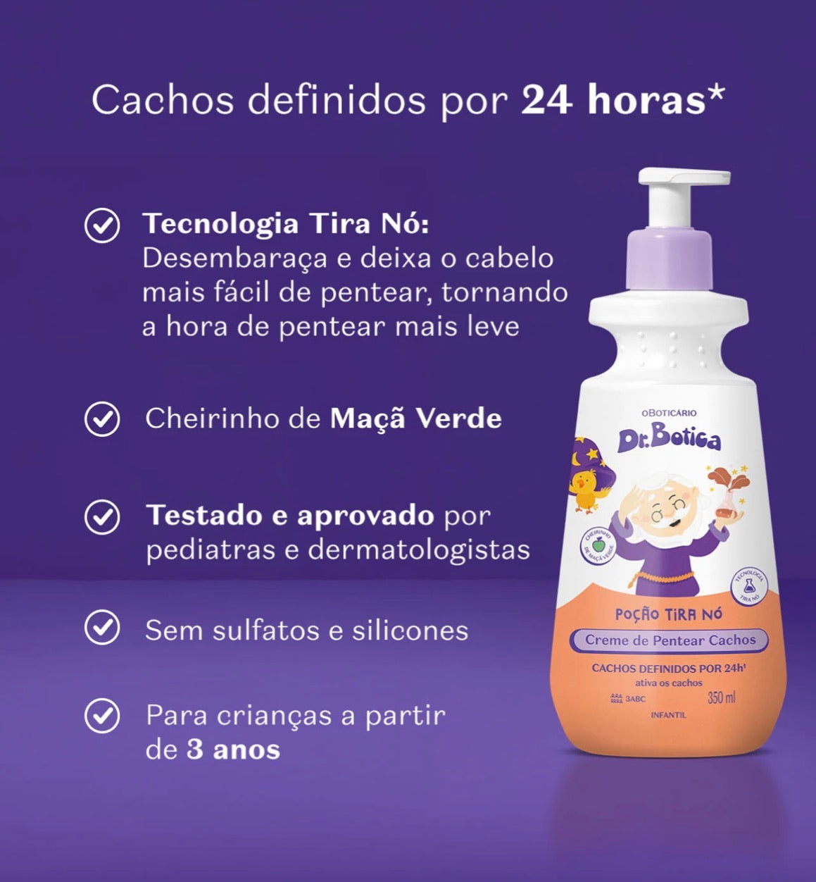 DR BOTICA Creme de pentear Cachos infantil
