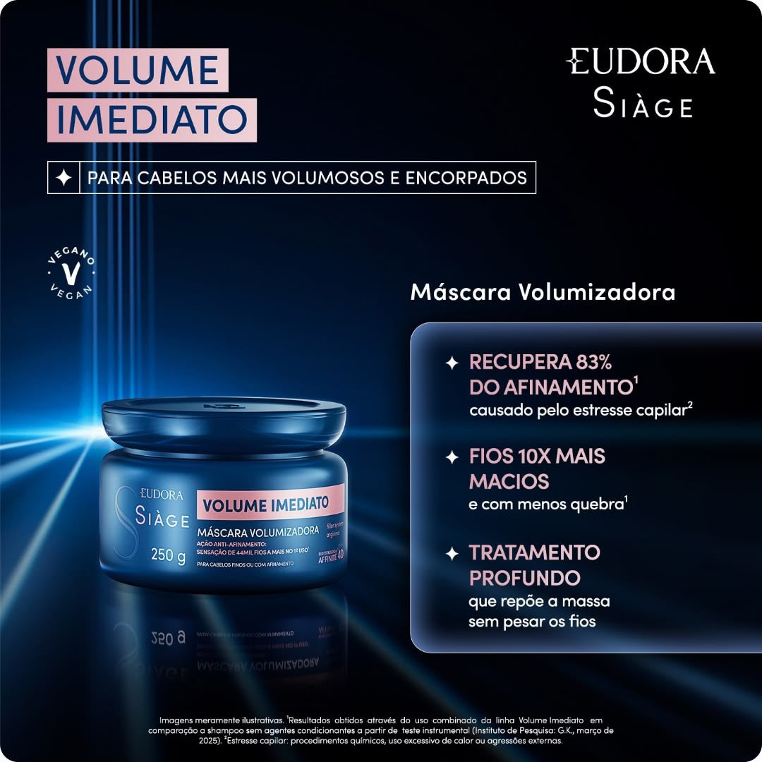 SIAGE Immediate Volume - Volumizing mask 250g