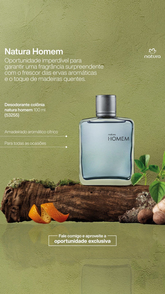 HOMEM Colônia Masculina 100ml