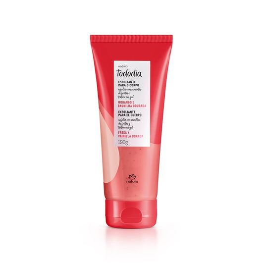 MORANGO E BAUNILHA DOURADA Esfoliante corpo 190g