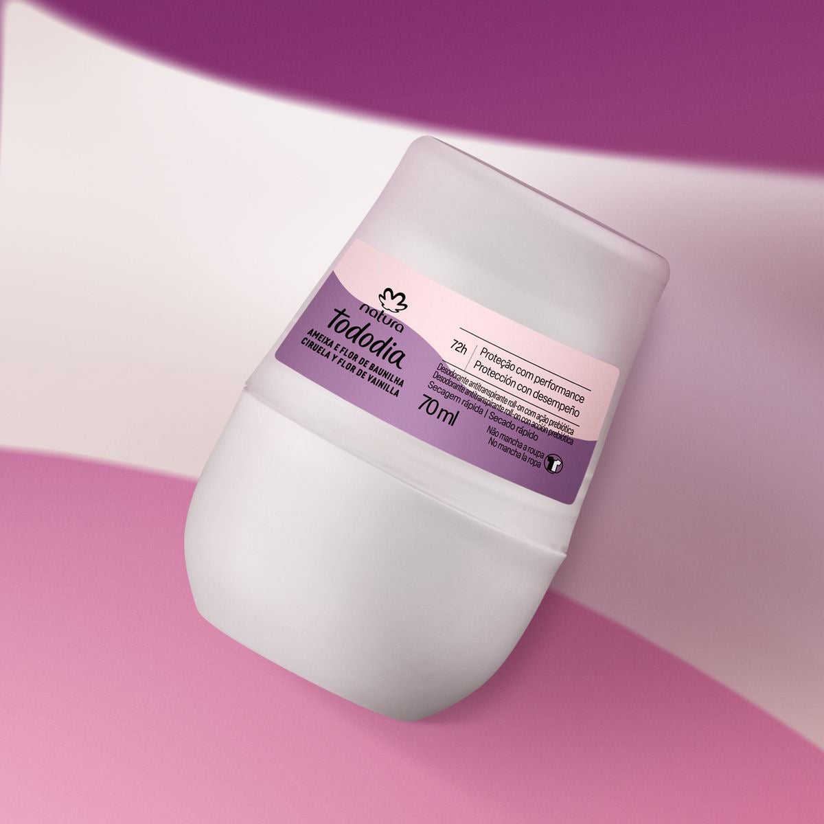 TODODIA AMEIXA E FLOR DE BAUNILHA Desodorante Roll-on 70ml