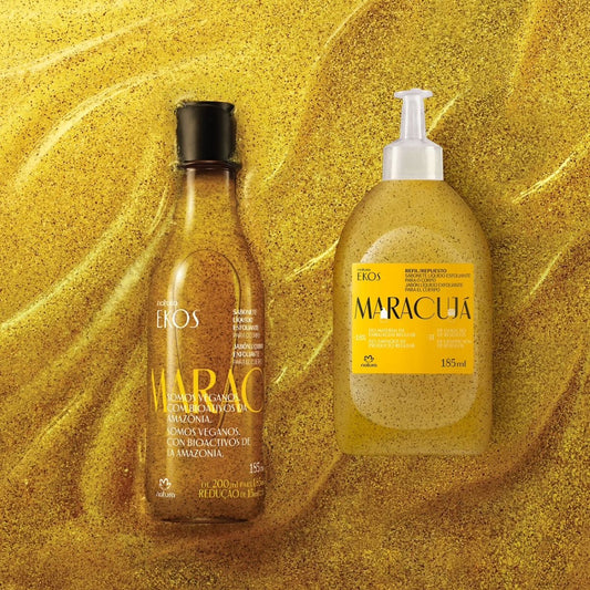 EKOS MARACUJÁ Exfoliating Liquid Soap 185ml + Refill 185ml