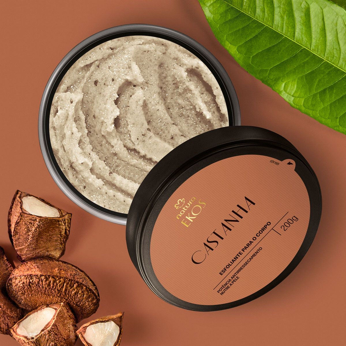 EKOS Castanha Esfoliante para o Corpo 200g