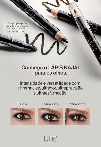 UNA Lápis Kajal para olhos - Preto
