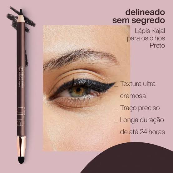 UNA Lápis Kajal para olhos - Preto