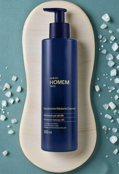 HOMEM Kit Creme Corporal + Shampoo Anticaspa