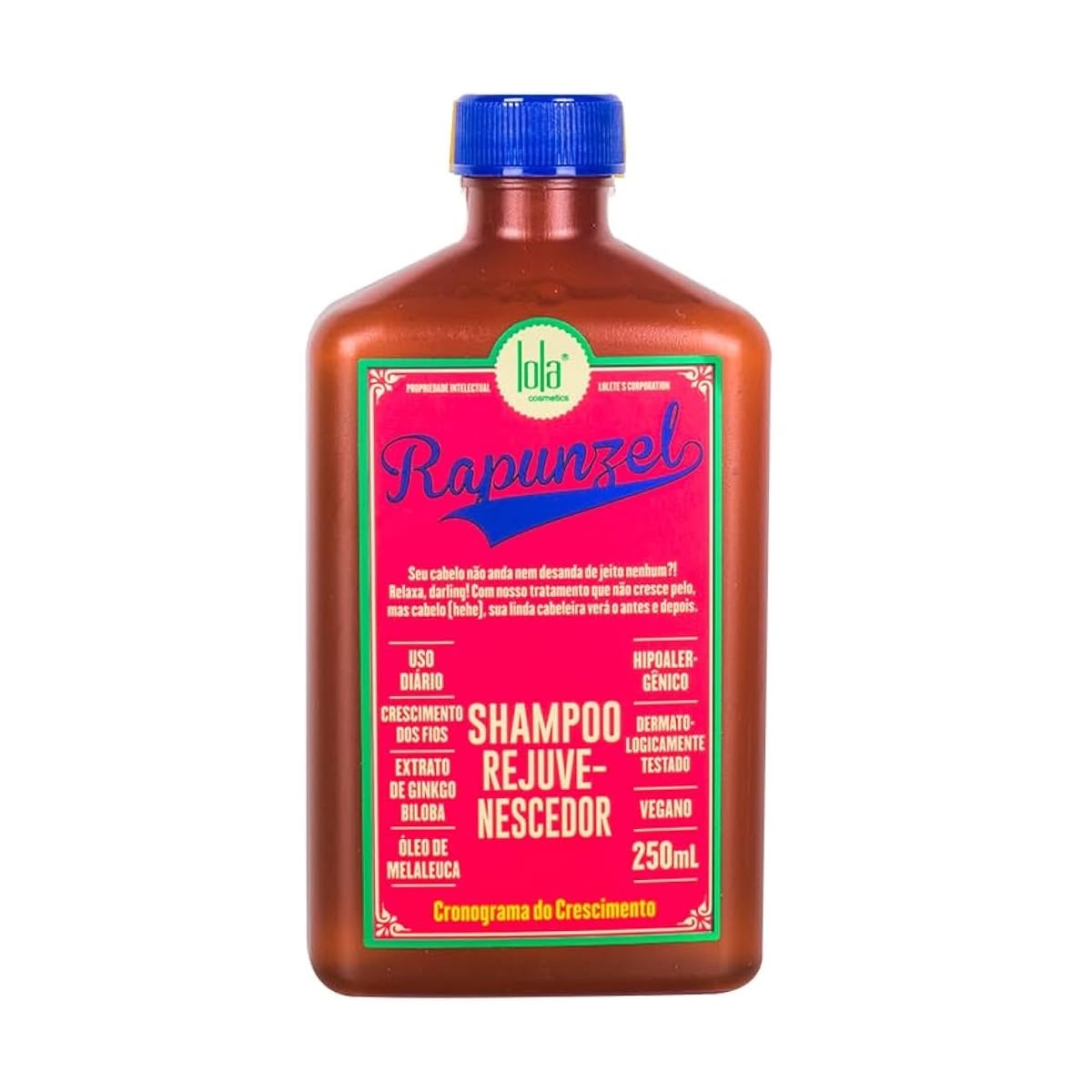 LOLA RAPUNZEL Kit: Shampoo Rejuvenescedor 250ml + Máscara Fortificante 450g