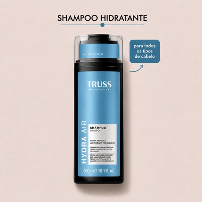 TRUSS Hydra Air: Shampoo 300ml + Máscara Condicionante 400ml