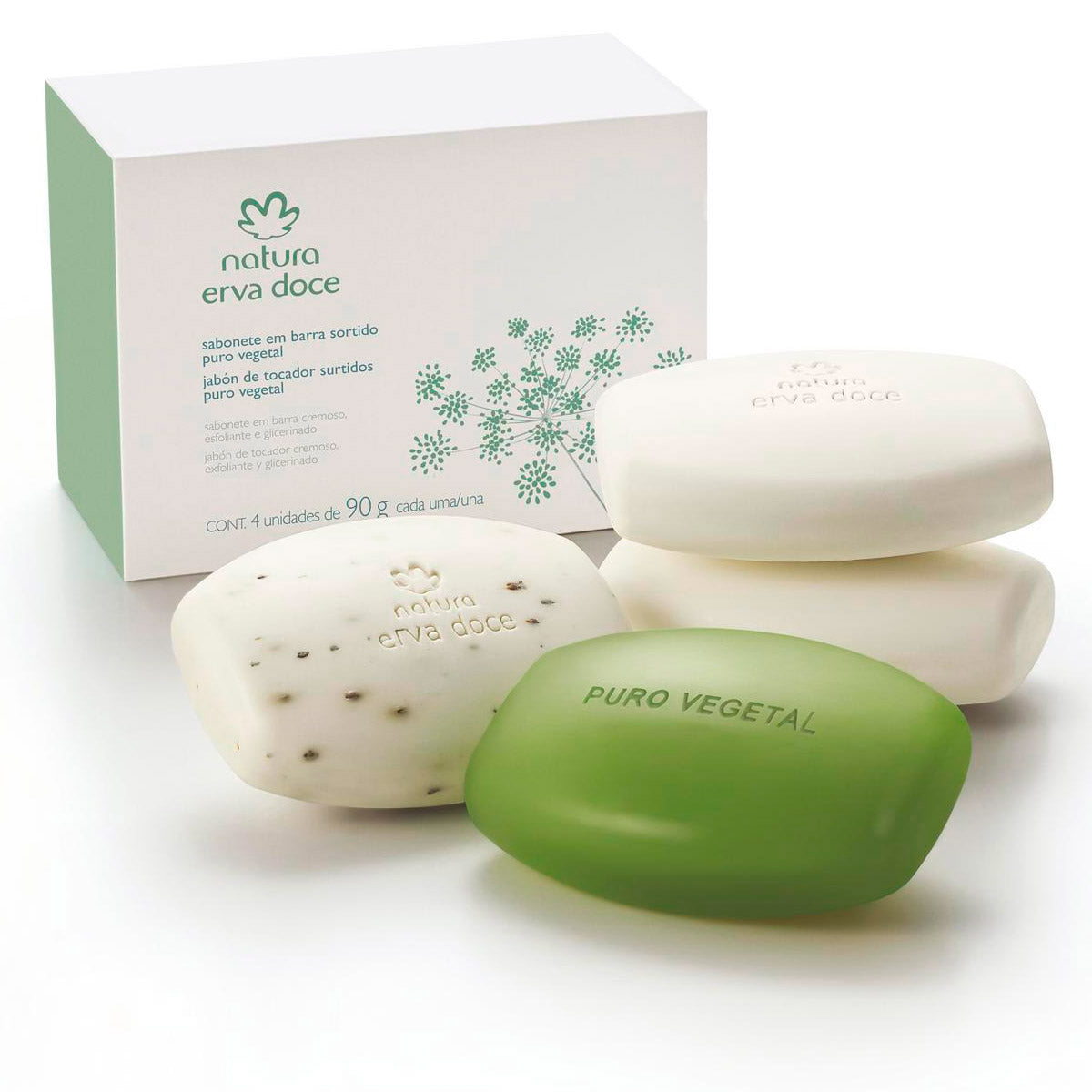 ERVA DOCE Sabonetes Sortidos 4x90g