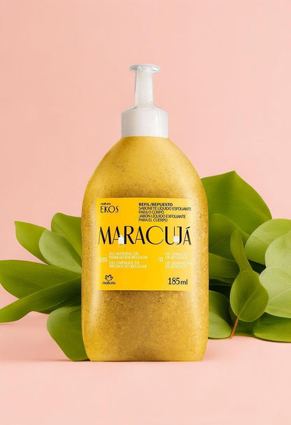 EKOS MARACUJÁ Sabonete Líquido Esfoliante Refil 185ml