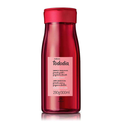 TODODIA CEREJA E AVELÃ Kit Creme Corporal + Sabonete liquido em gel