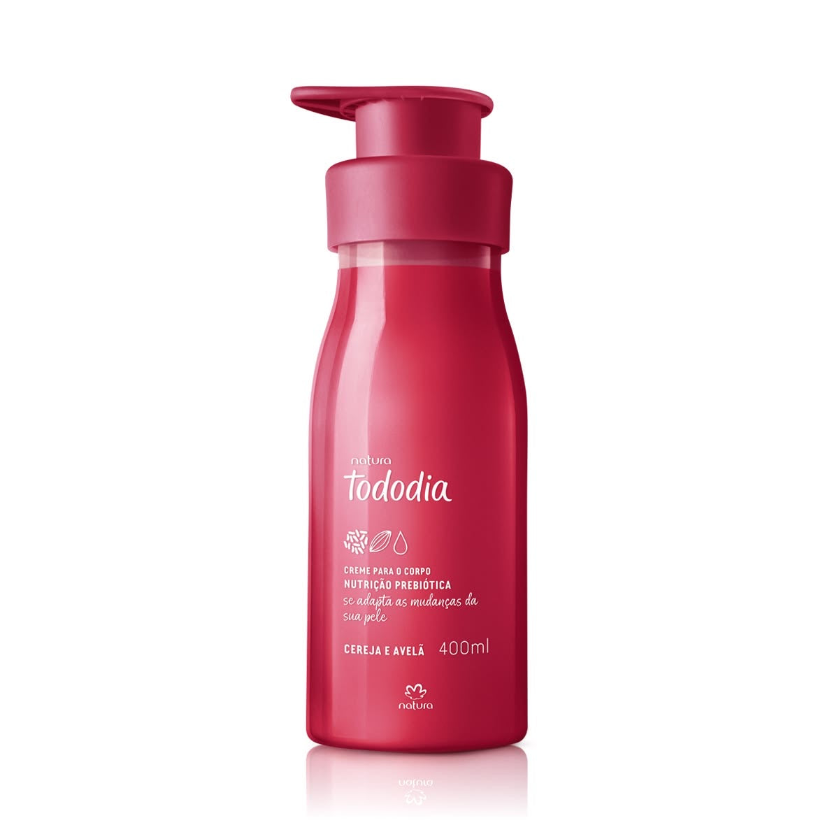 TODODIA CEREJA E AVELÃ Kit Creme Corporal + Sabonete liquido em gel
