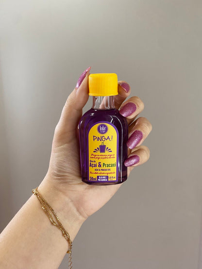 LOLA PINGA AÇAI & PRACAXI: Óleo Pré e Pós Química 50ml
